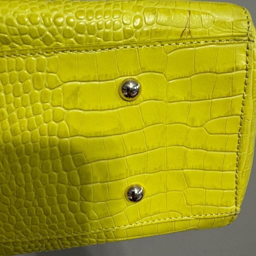 Brahmin Medium Arno In Key Lime Euc - image 6